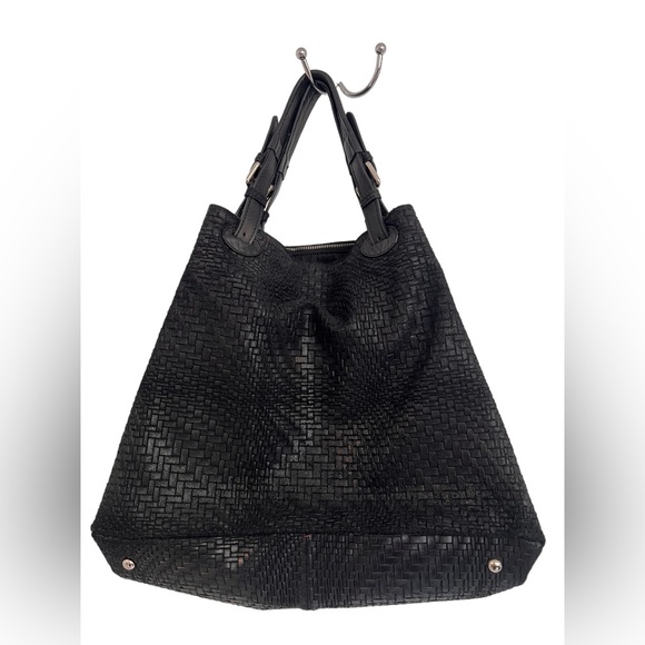 - TREVI Women Italy Leathers Hand Bag. Color Black - Picture 2 of 9